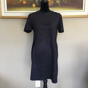 Zara faux suede shift dress